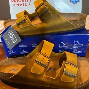 Birkenstock Arizona ochre 12 medium new